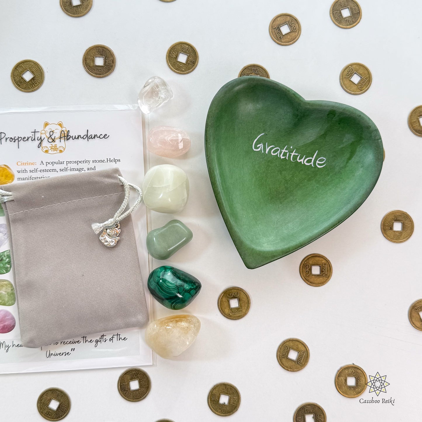 Abundance & Prosperity Crystal Set