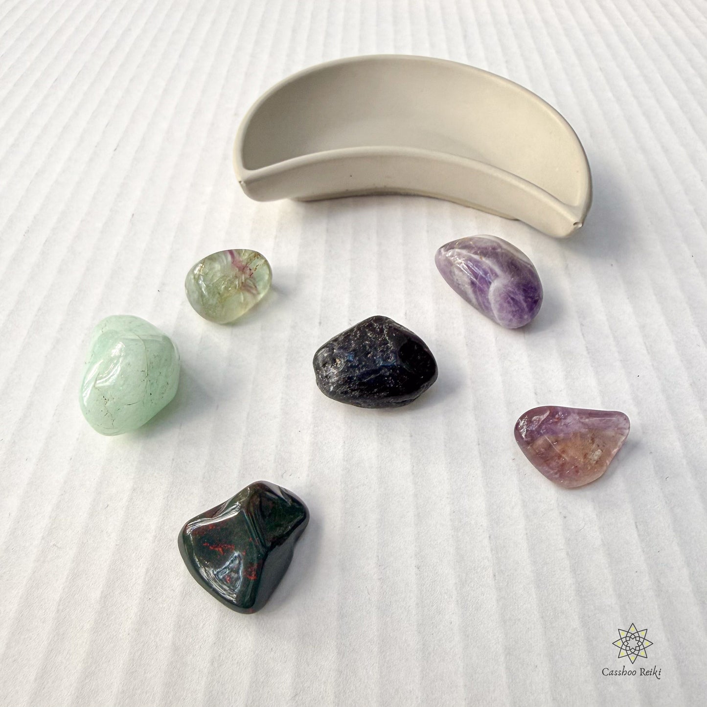 6 Crystal Set for Pisces | February-March Birthday Gift | Zodiac Sign Gift
