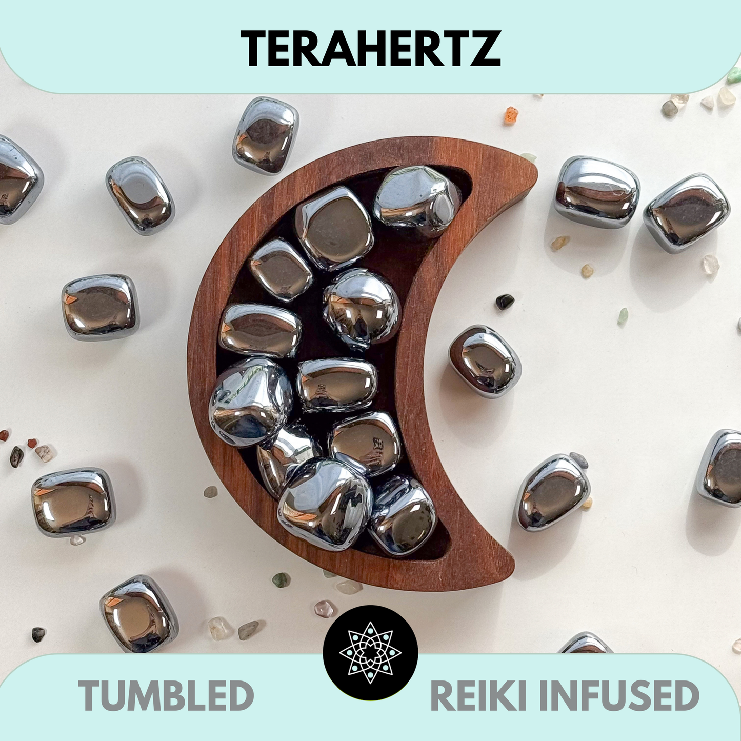 Terahertz Stone, Tumbled or Rough | Radiation of Life Stone