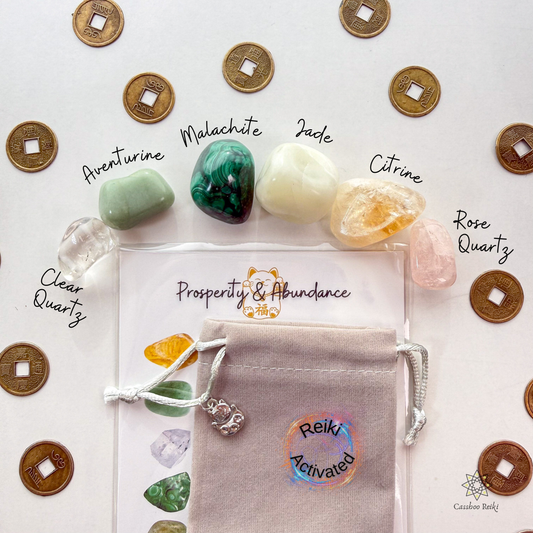 Abundance & Prosperity Crystal Set
