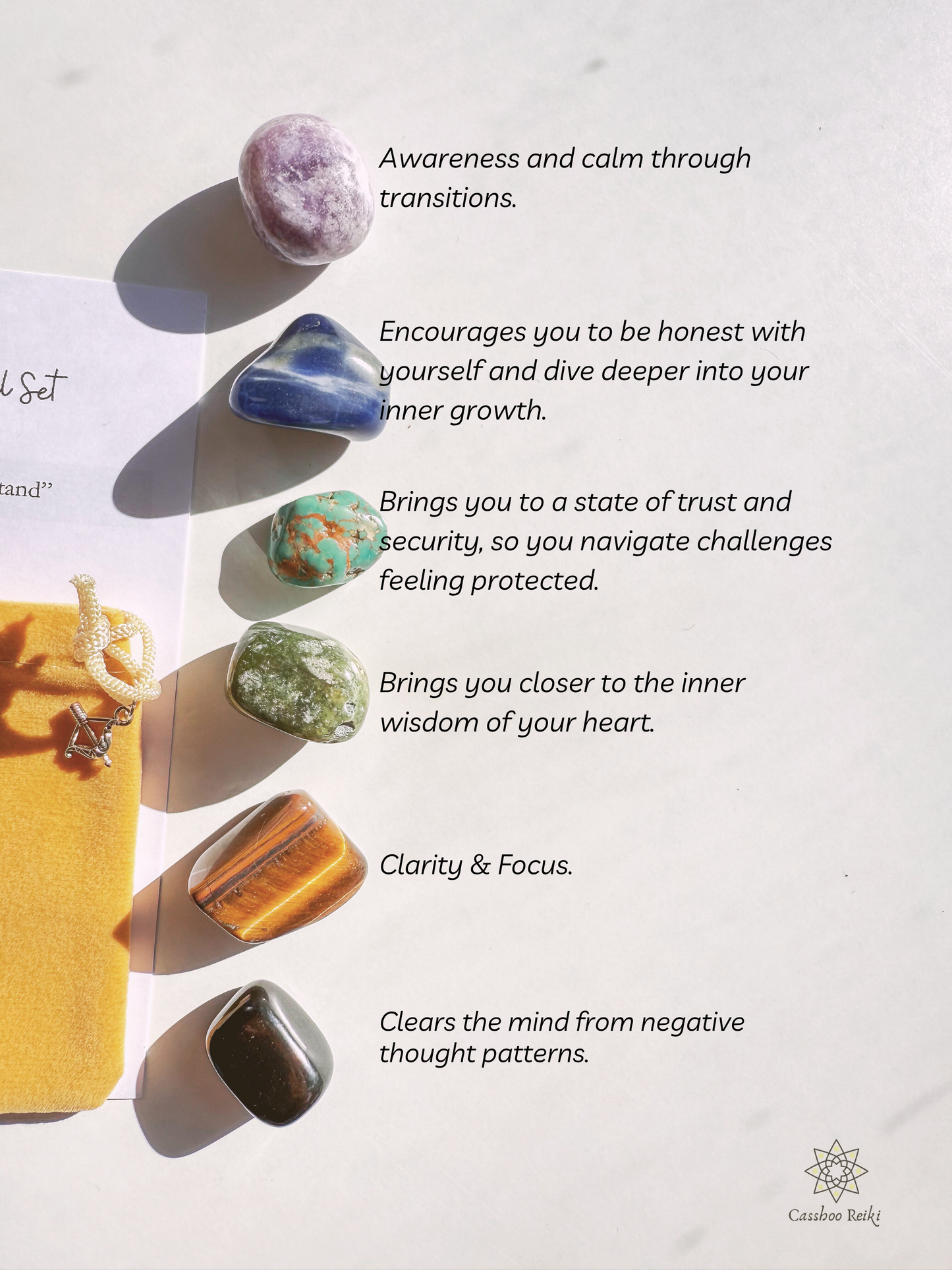 Sagittarius Zodiac 6 Crystal Set | November-December Birthday Gift | Zodiac Sign Gift