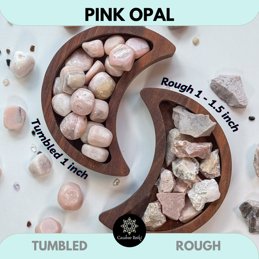 Pink Opal, Tumbled or Rough | Stone for Libra Zodiac | October Birthstone | October Birthday Gift