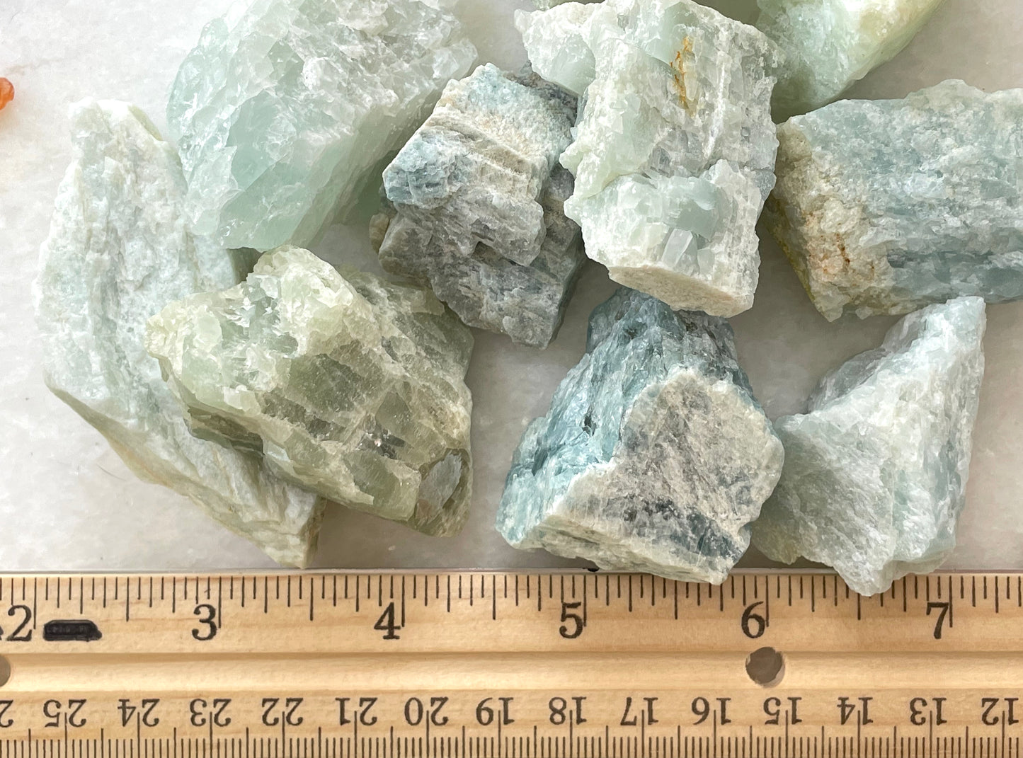 Green Aquamarine, Tumbled or Rough | Pisces Birthstone | Stone for Clear Communication and Negotiation.