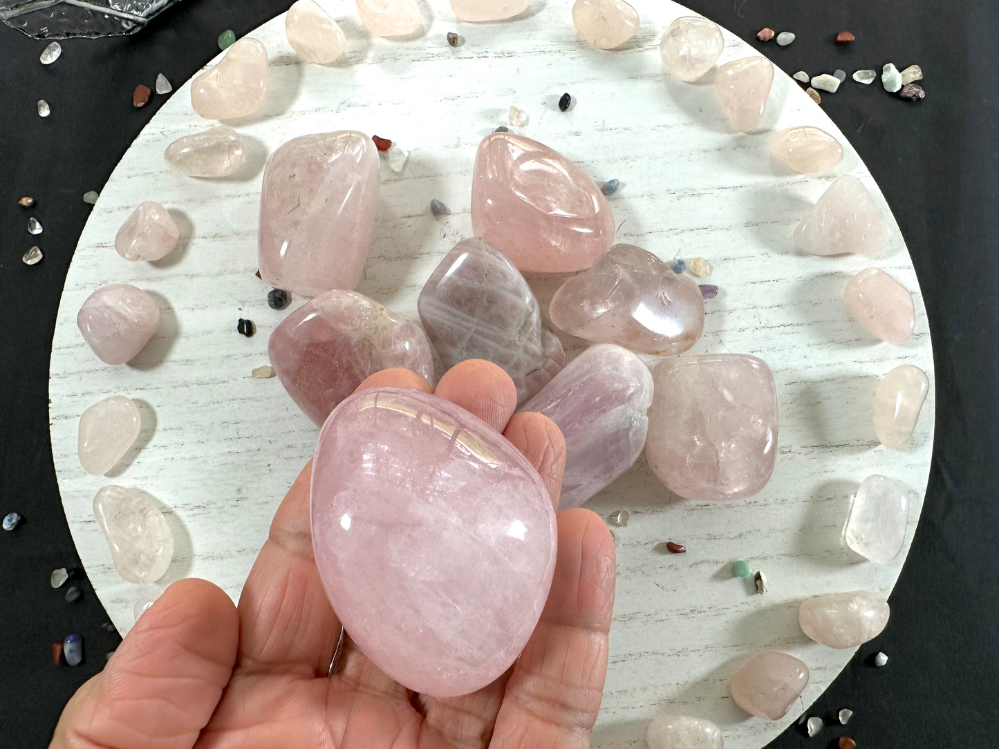 Rose Quartz, Tumbled or Rough | Crystal for Unconditional Love | Crystal for Friendship