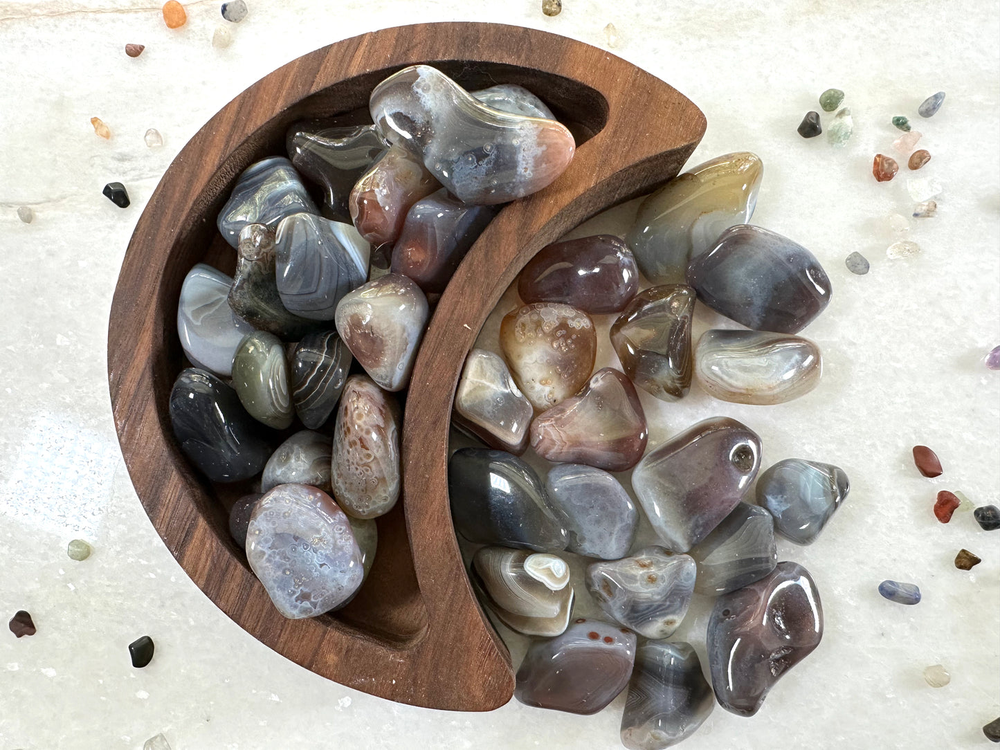 Bostwana Agate, Tumbled