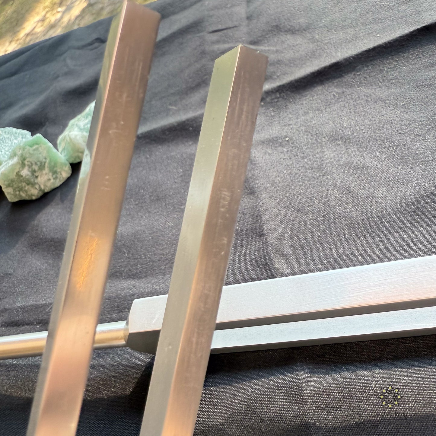 CLEARANCE: 528 Hz Tuning Fork and Aventurine Crystal | Love Frequency | Heart Chakra Healing