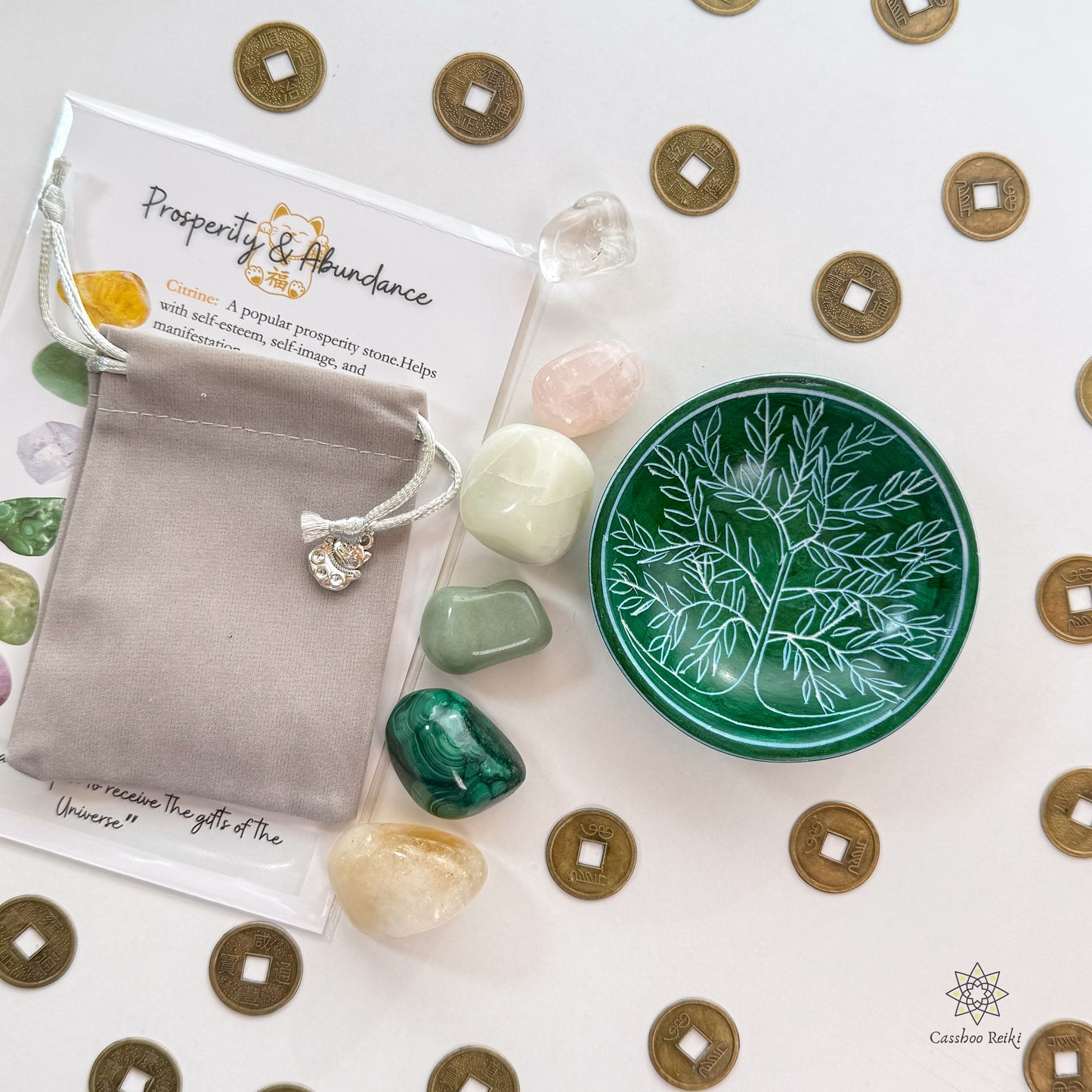 Abundance & Prosperity Crystal Set