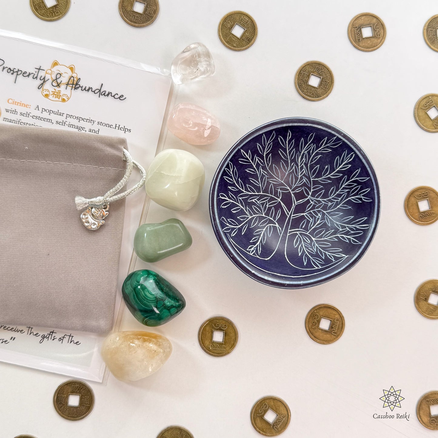 Abundance & Prosperity Crystal Set