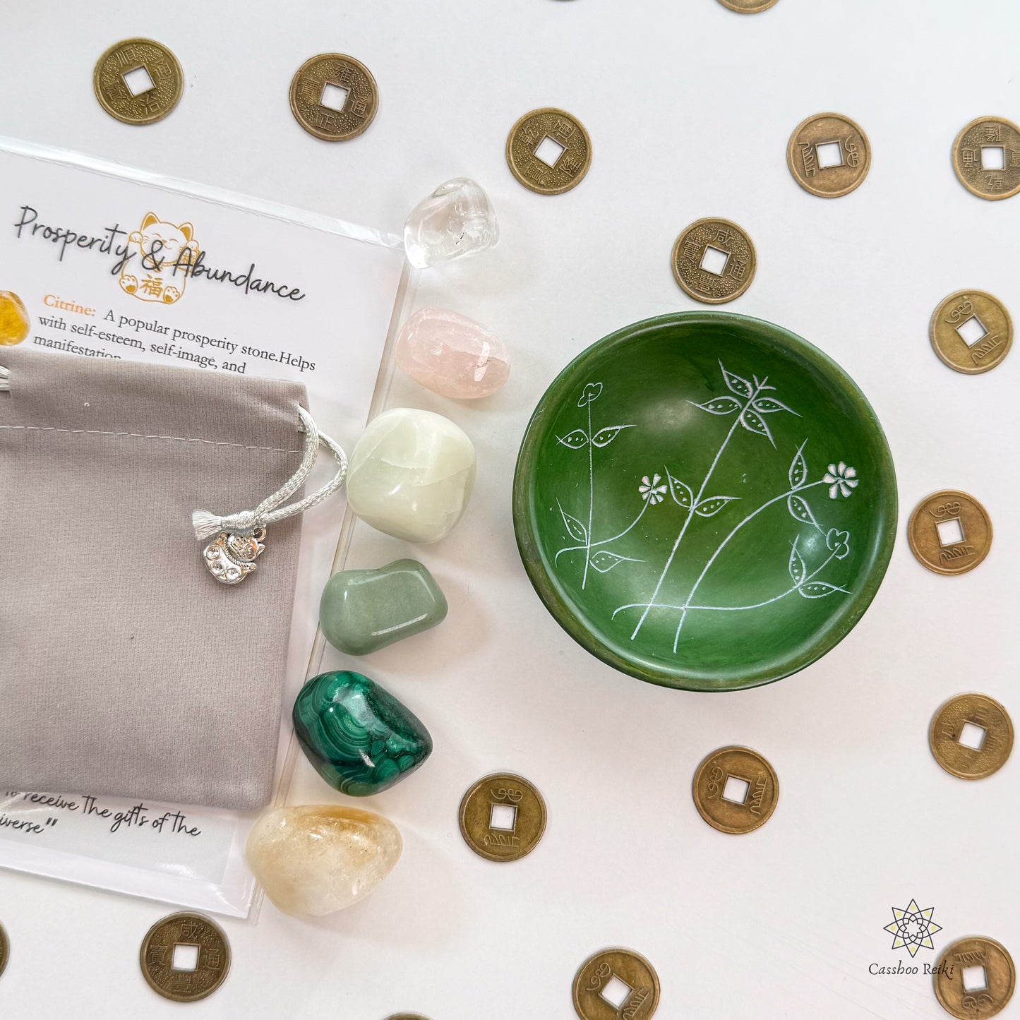 Abundance & Prosperity Crystal Set