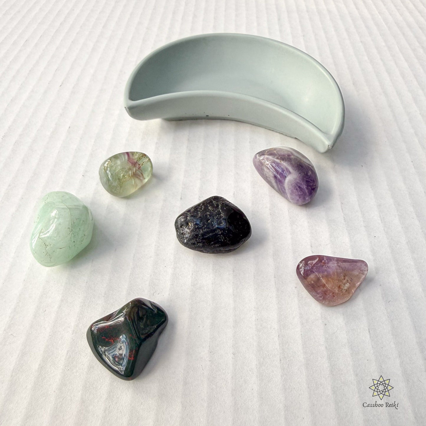 6 Crystal Set for Pisces | February-March Birthday Gift | Zodiac Sign Gift