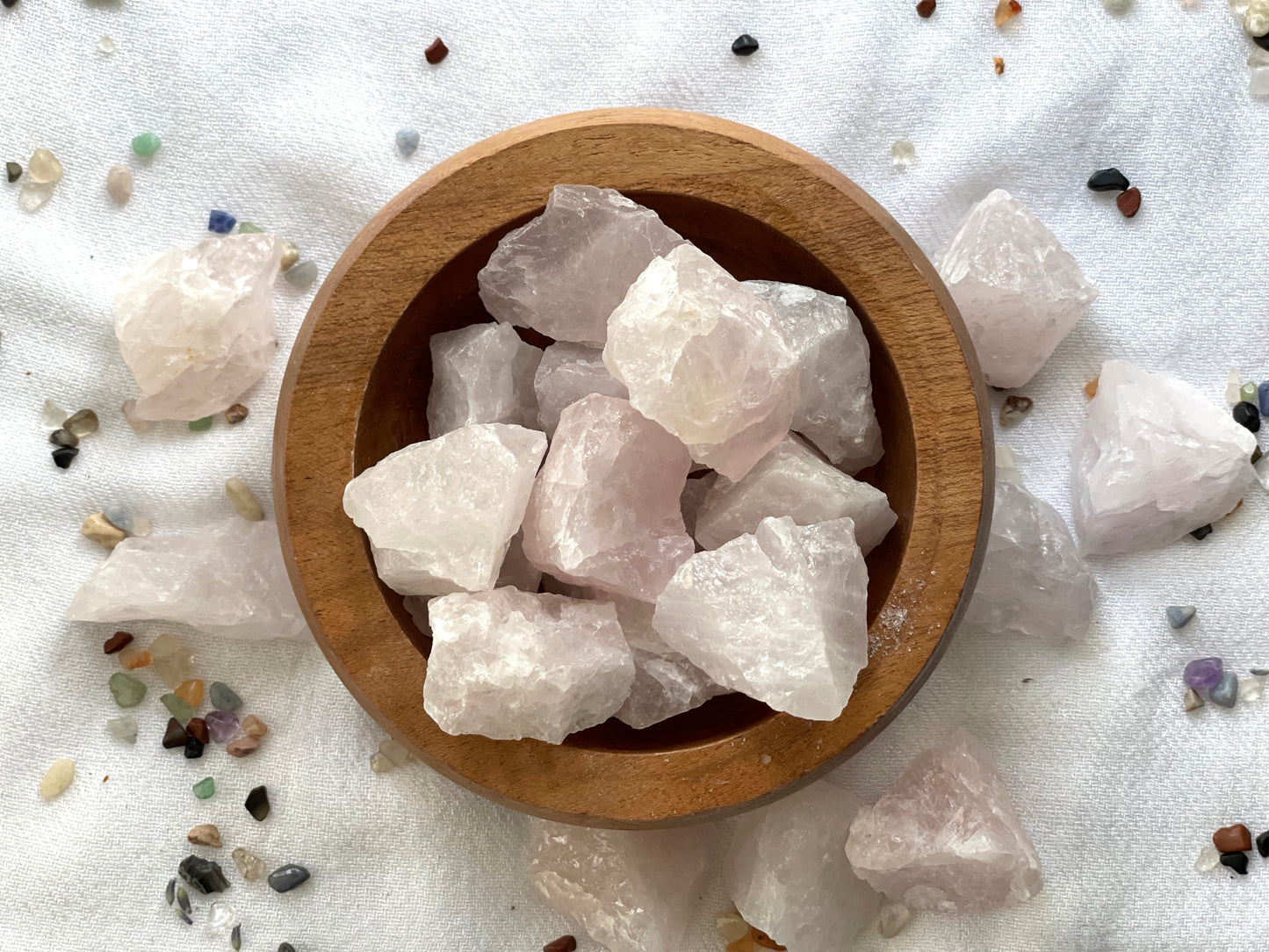 Rose Quartz, Tumbled or Rough | Crystal for Unconditional Love | Crystal for Friendship