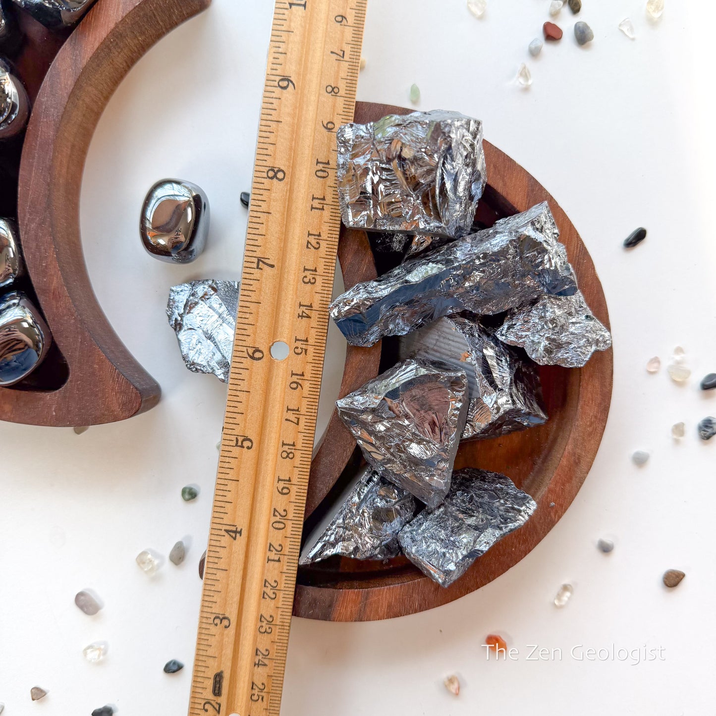 Terahertz Stone, Tumbled or Rough | Radiation of Life Stone