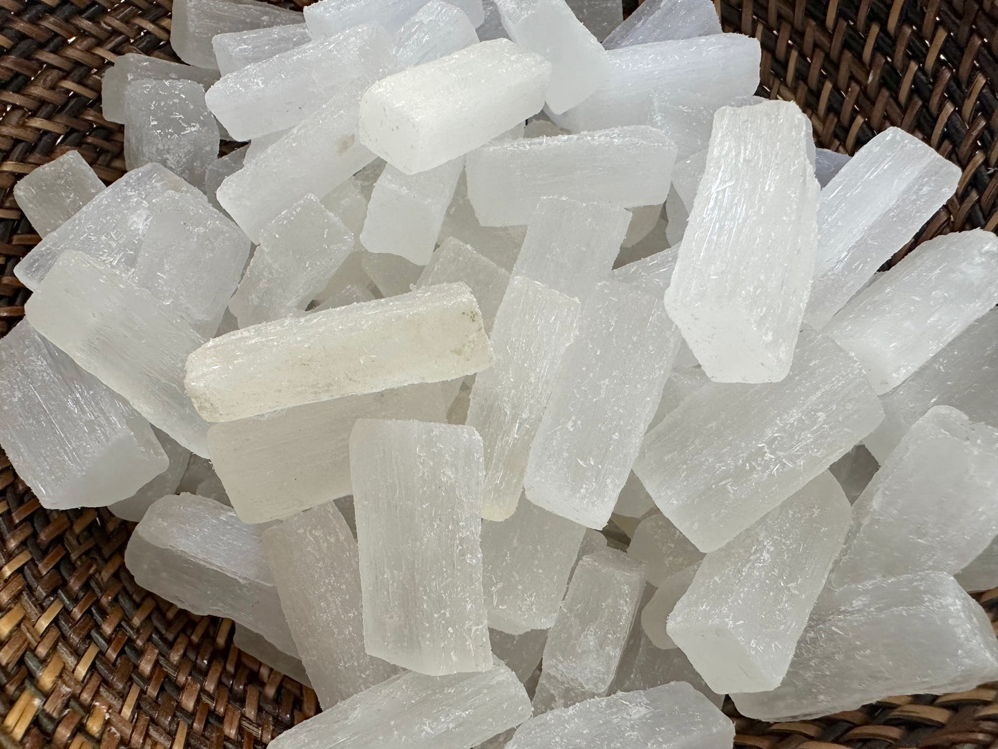 Selenite chunks. Rough