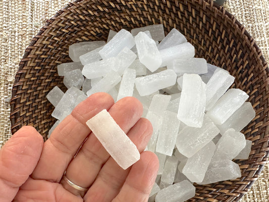 Selenite chunks. Rough