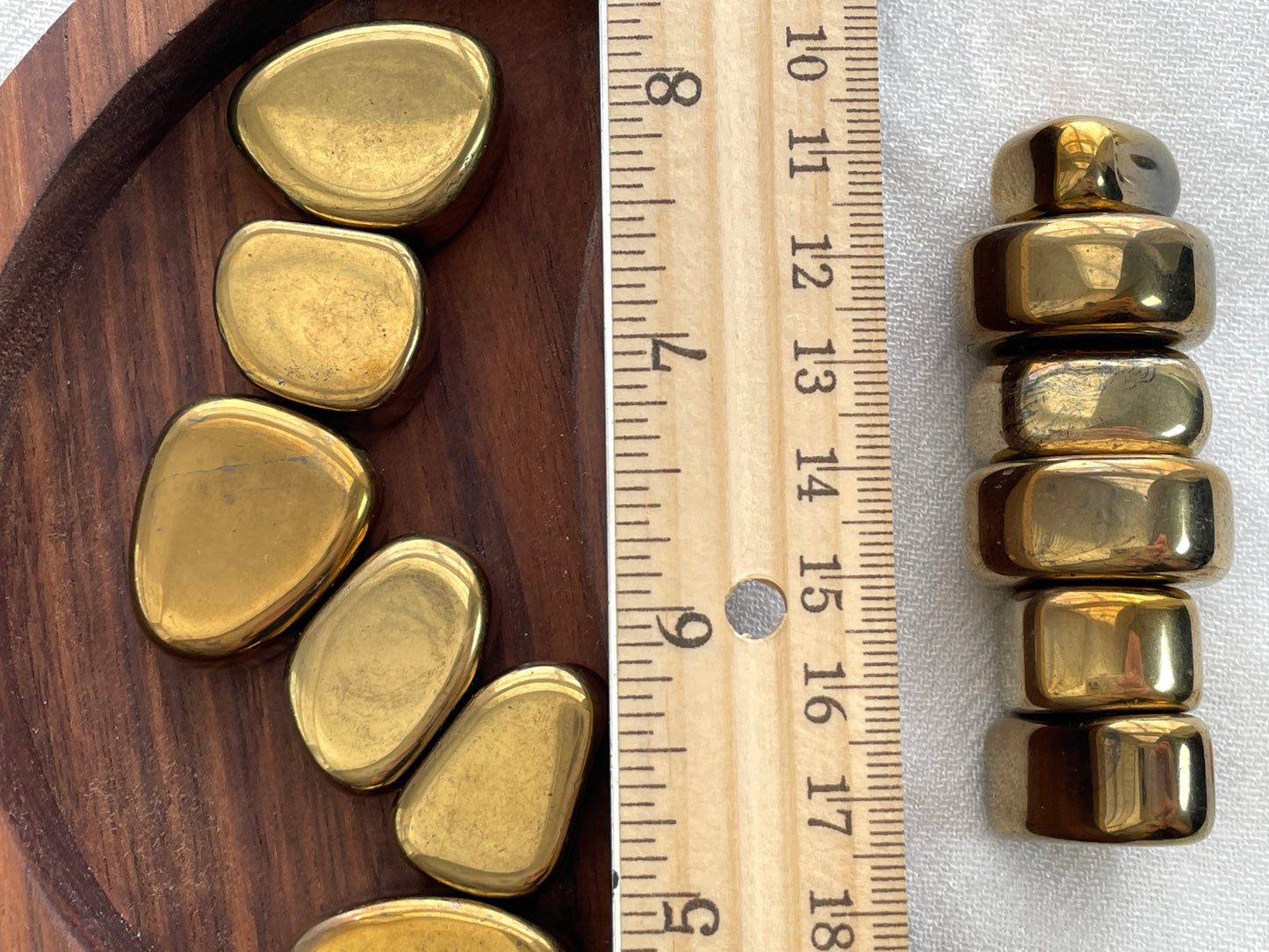 Magnetite Palm Stone | Magnetic Hematite Pocket Stone | Crystal for Grounding and Protection