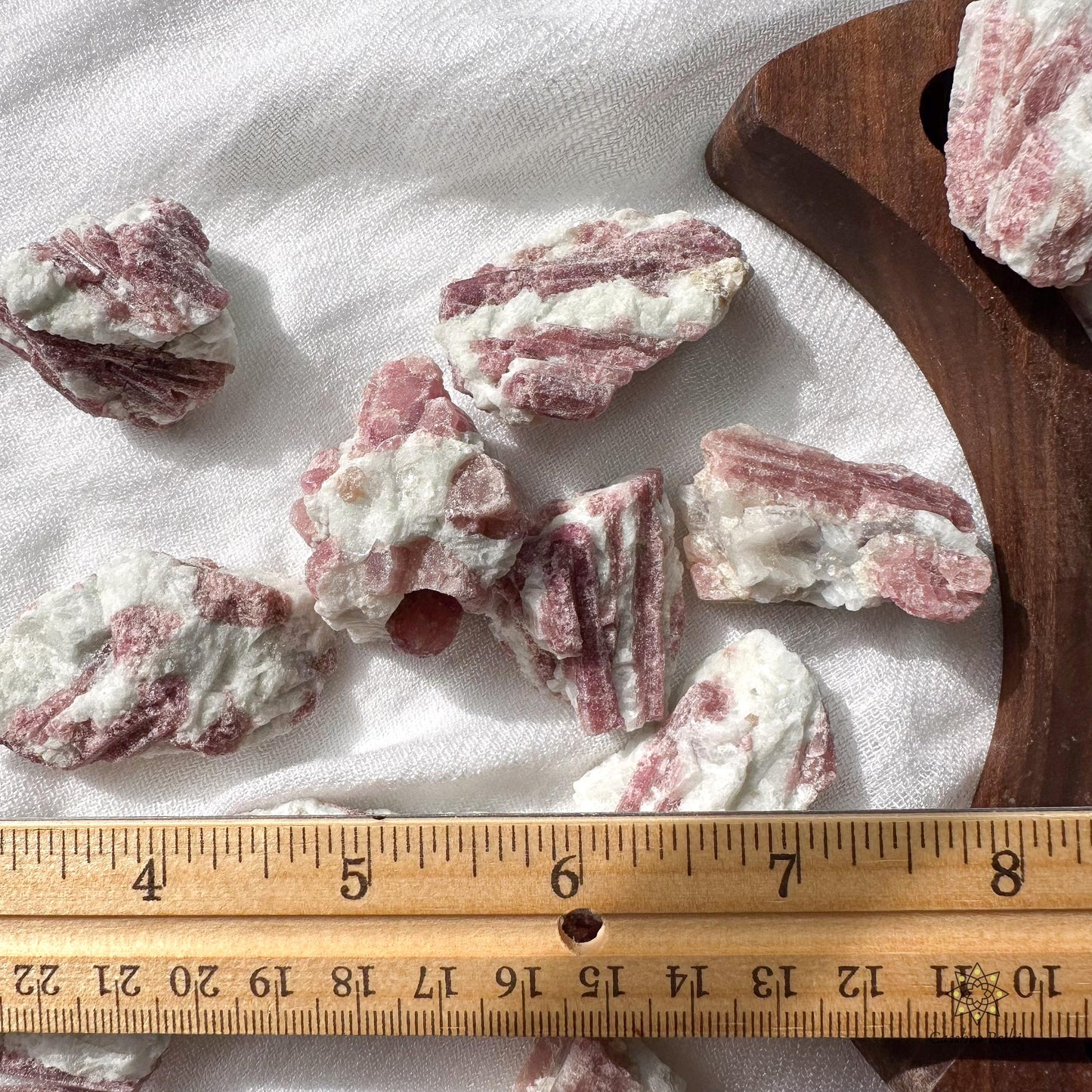 Rubellite in Pegmatite Matrix | Pegmatitic Pink Tourmaline | Lithium-bearing Tourmaline | Stone for narcissist protection, family reunions.