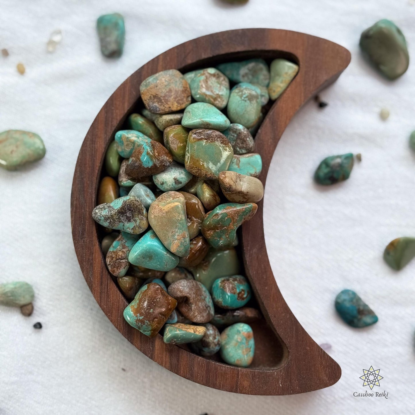 Natural Turquoise, Tumbled | Stone for Sagittarius | December Birthstone | Token for Travelers