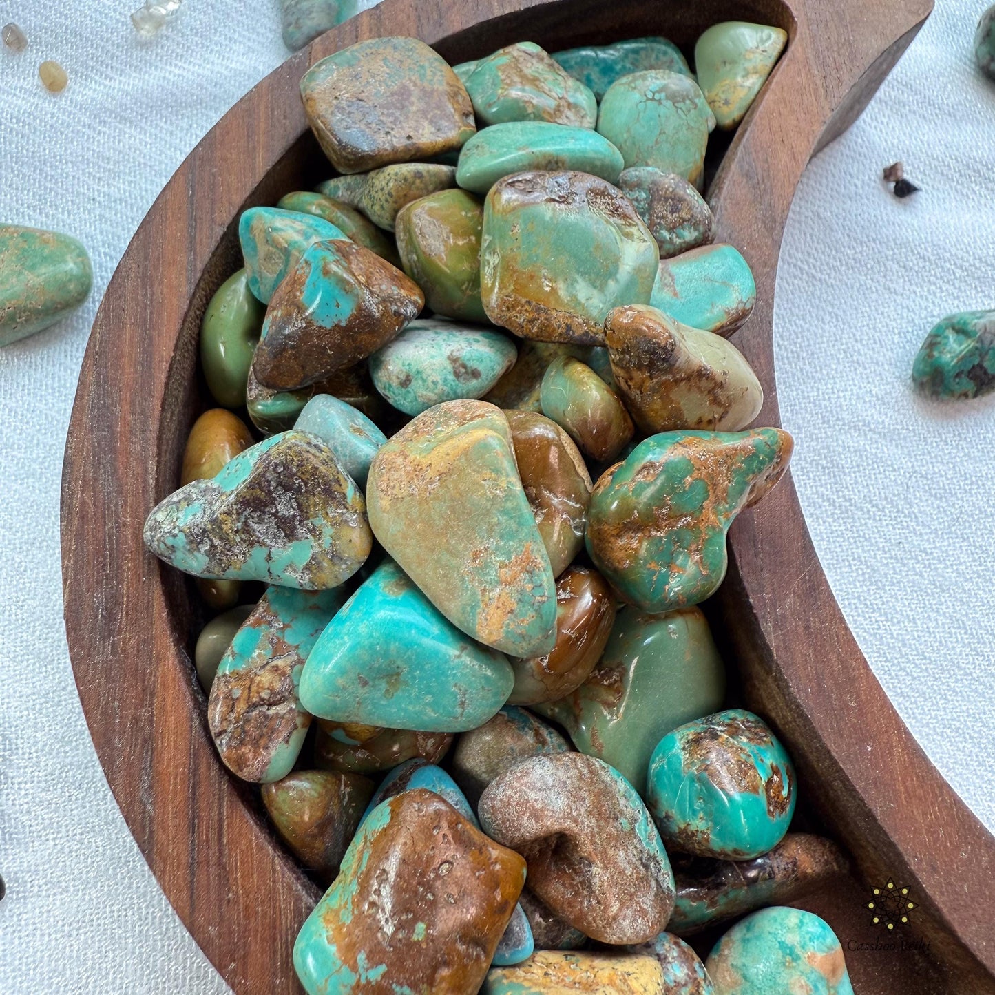 Natural Turquoise, Tumbled | Stone for Sagittarius | December Birthstone | Token for Travelers