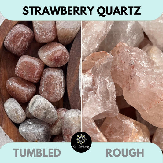 Strawberry Quartz | Red Quartz | Sagenitic Quartz | Crystal for Taurus