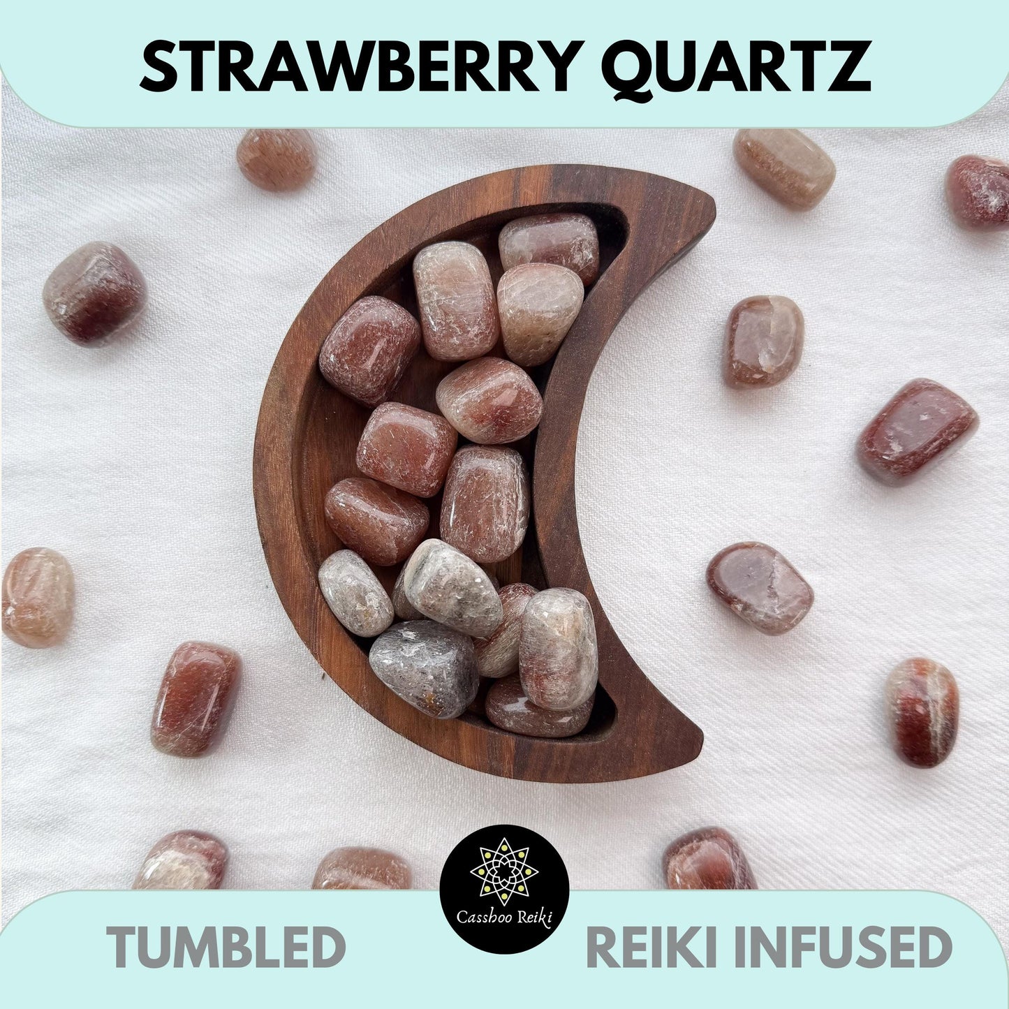 Strawberry Quartz | Red Quartz | Sagenitic Quartz | Crystal for Taurus