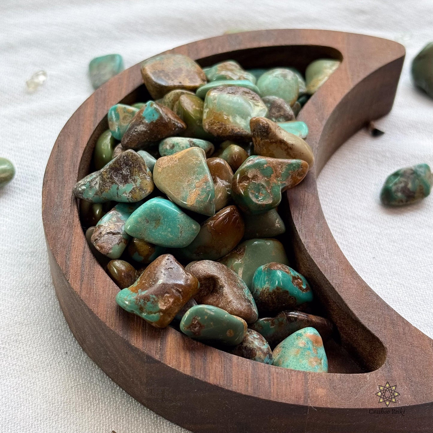 Natural Turquoise, Tumbled | Stone for Sagittarius | December Birthstone | Token for Travelers