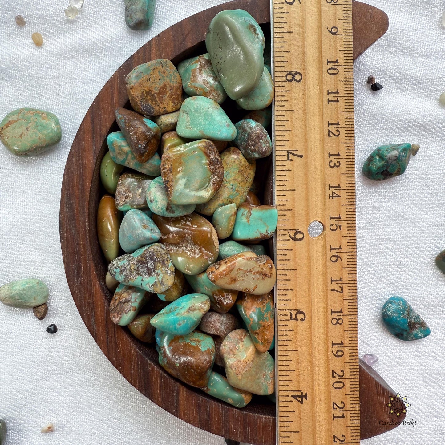Natural Turquoise, Tumbled | Stone for Sagittarius | December Birthstone | Token for Travelers