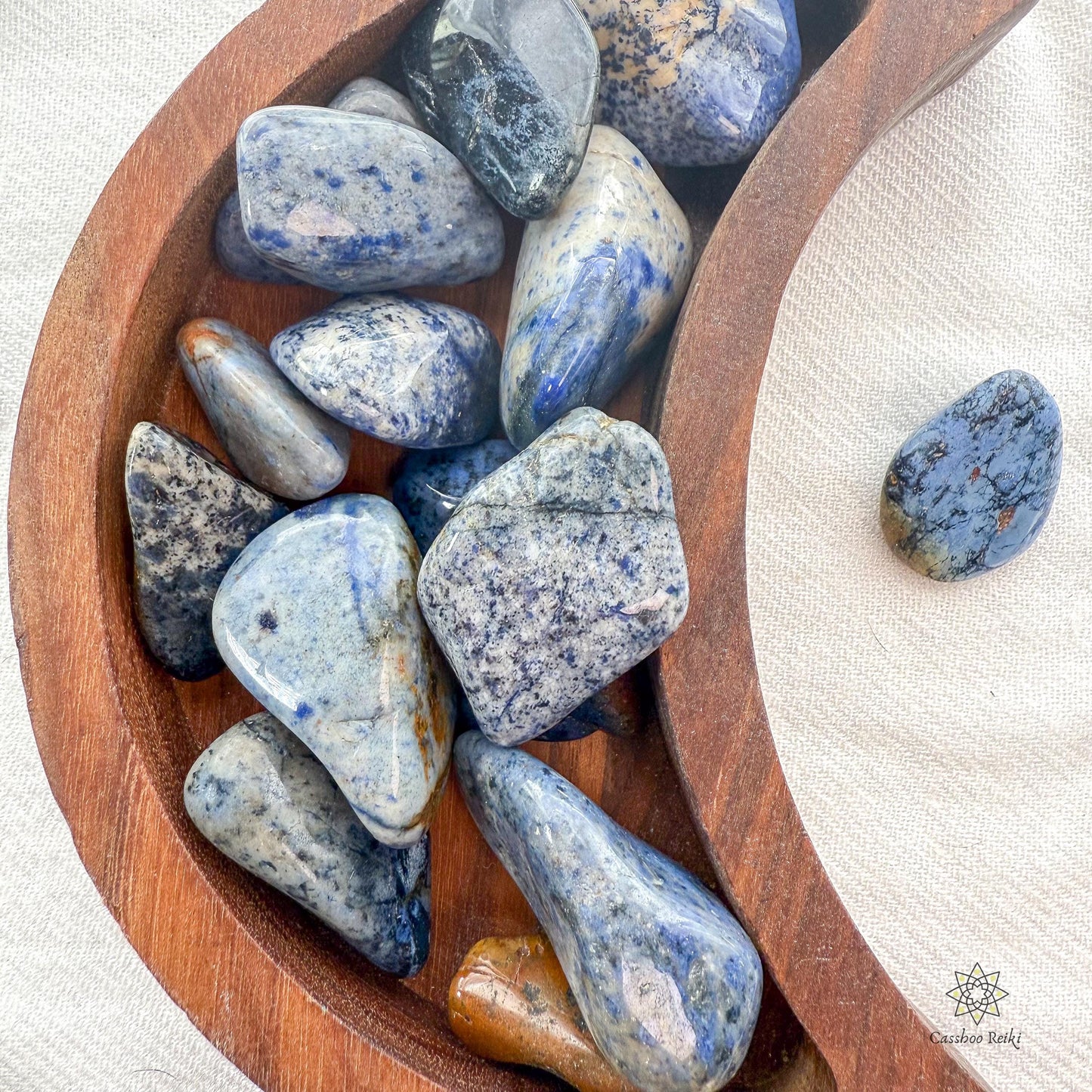 Tumbled Dumortierite | Stone for Leo and Aquarius | Stone for Emotional  and Mental Balance