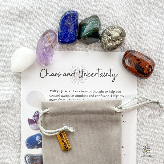 Crystal Set for Peace & Stability during times of Chaos and Uncertainty | Programmed Crystal Set for Resilience