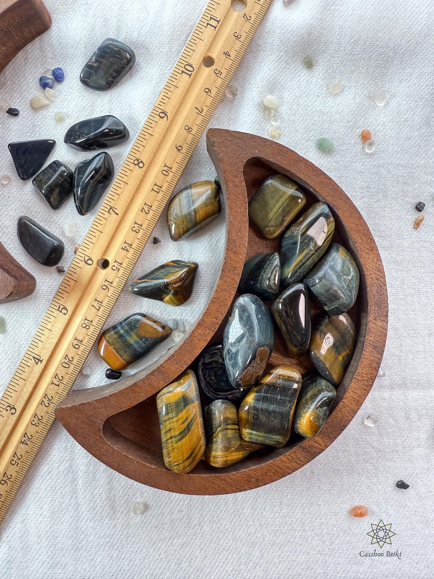 Blue Tiger Eye  | June Birthstone | Leo Zodiac Stone | Capricorn Zodiac Stone