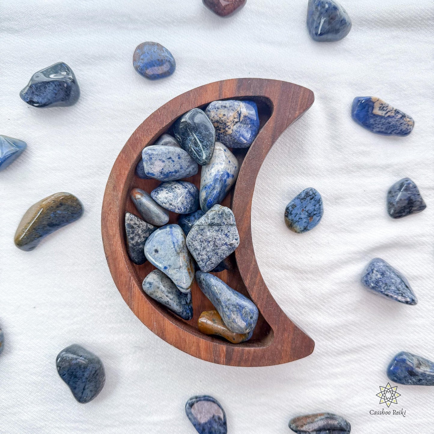 Tumbled Dumortierite | Stone for Leo and Aquarius | Stone for Emotional  and Mental Balance