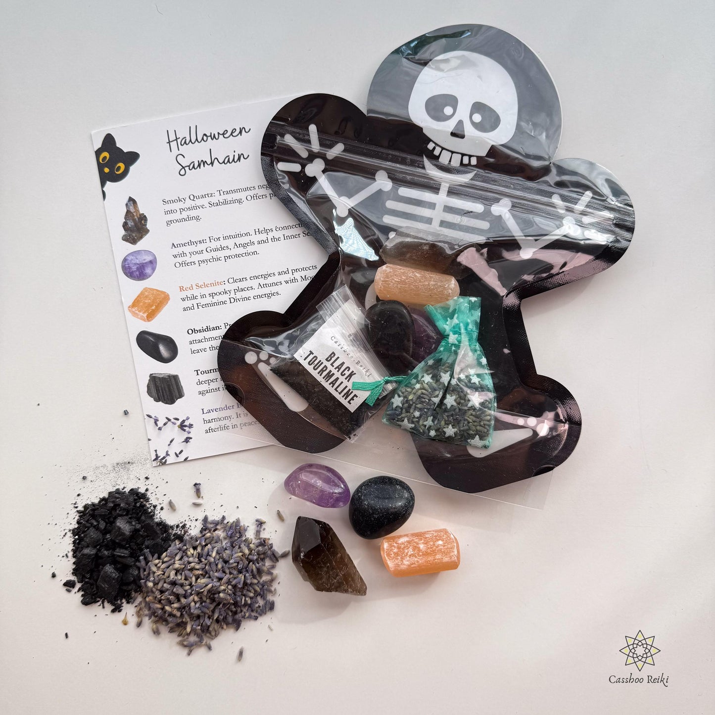 Halloween Crystal Bag | Samhain Crystals | Fun Witchy Gift