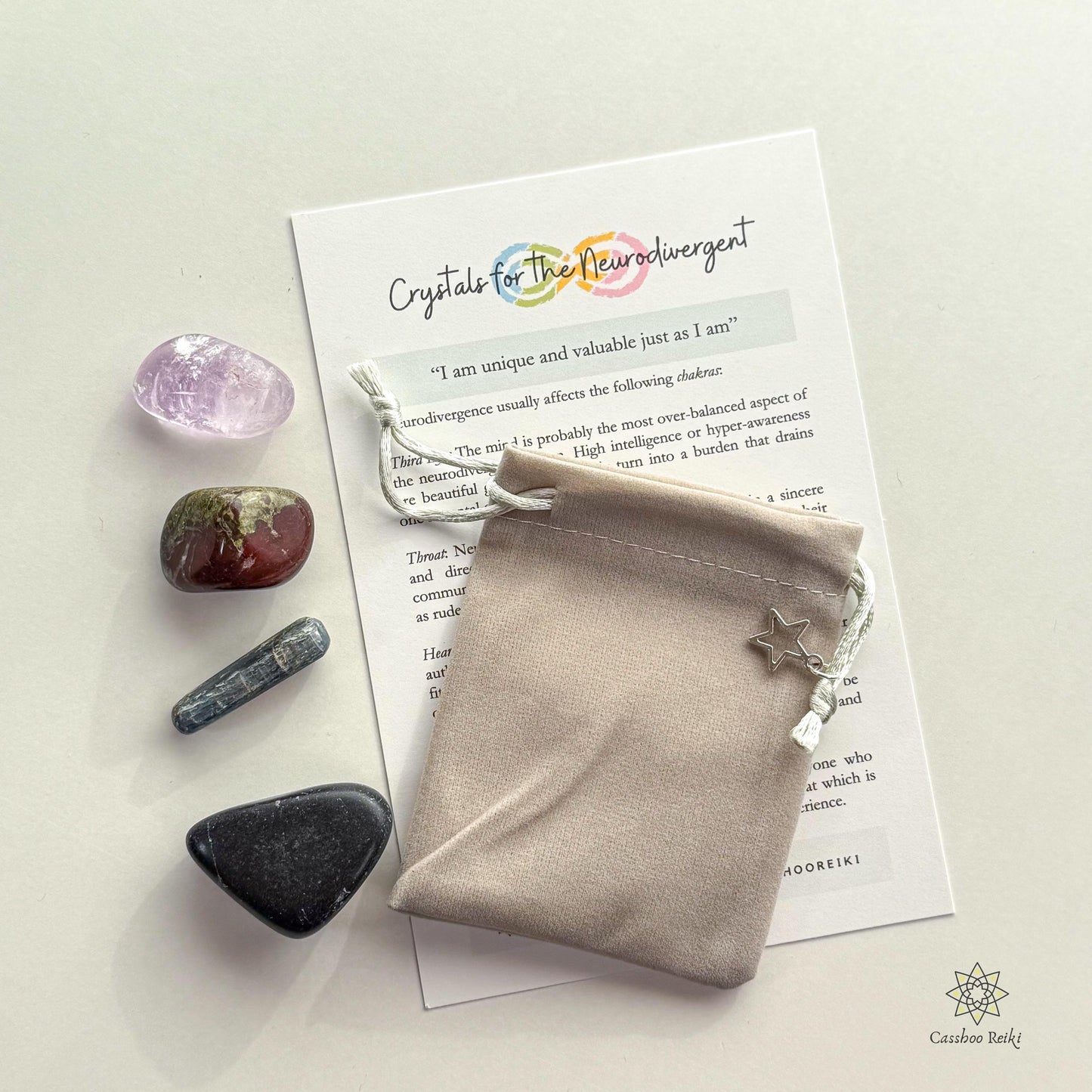 Crystal Set for the Neurodivergent | Tumbled crystals for Neurodivergence