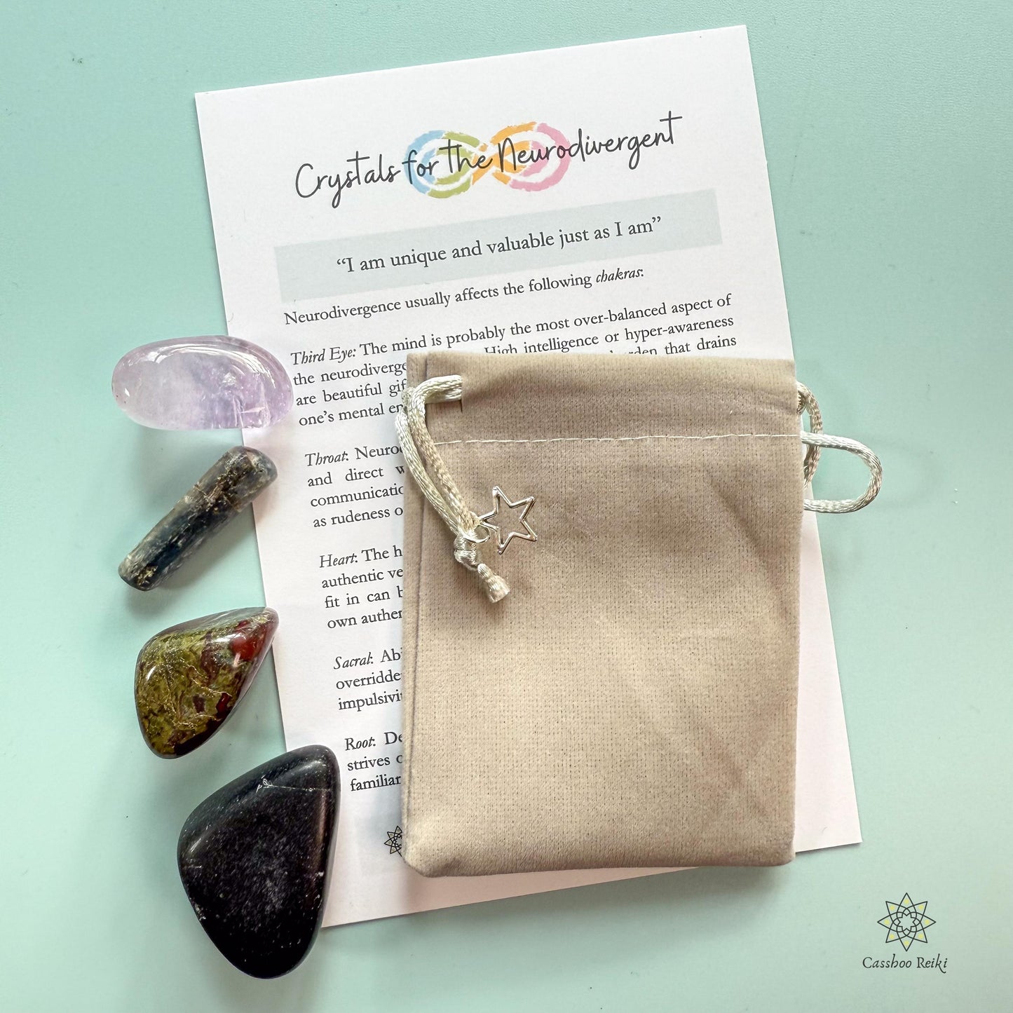 Crystal Set for the Neurodivergent | Tumbled crystals for Neurodivergence