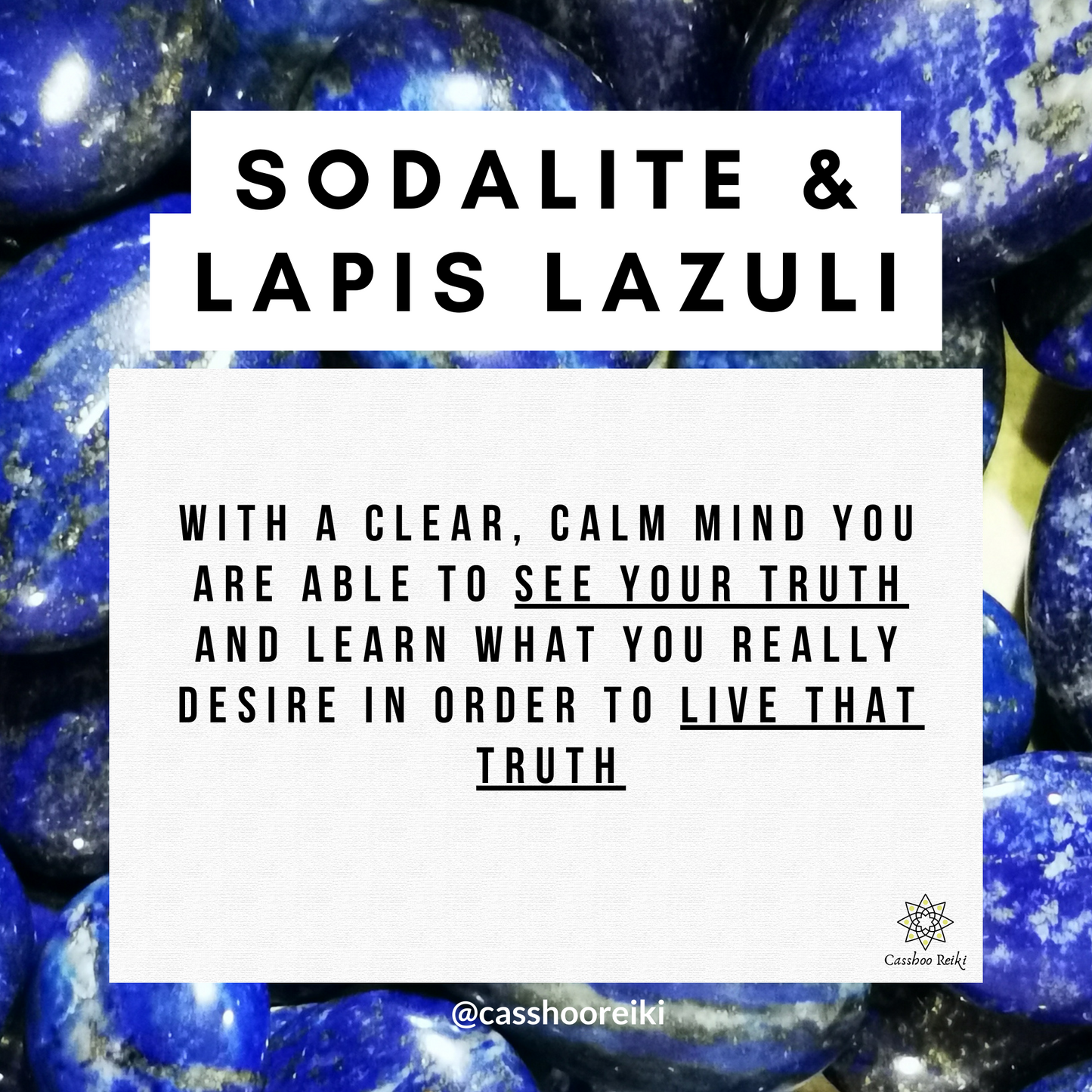 Manifesting Palm Stones in Sodalite