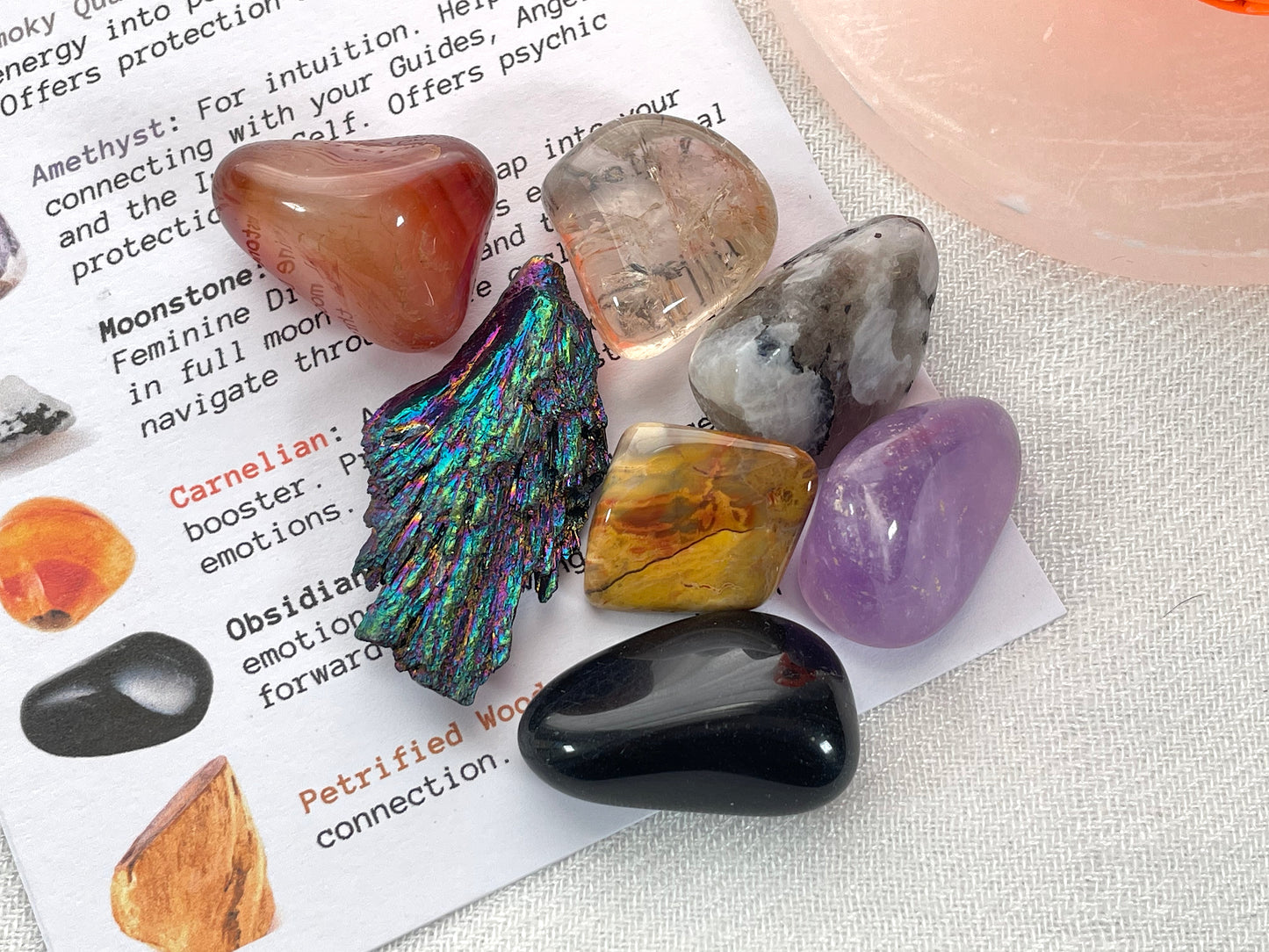 Halloween / Samhain Crystal Set. Reiki Infused