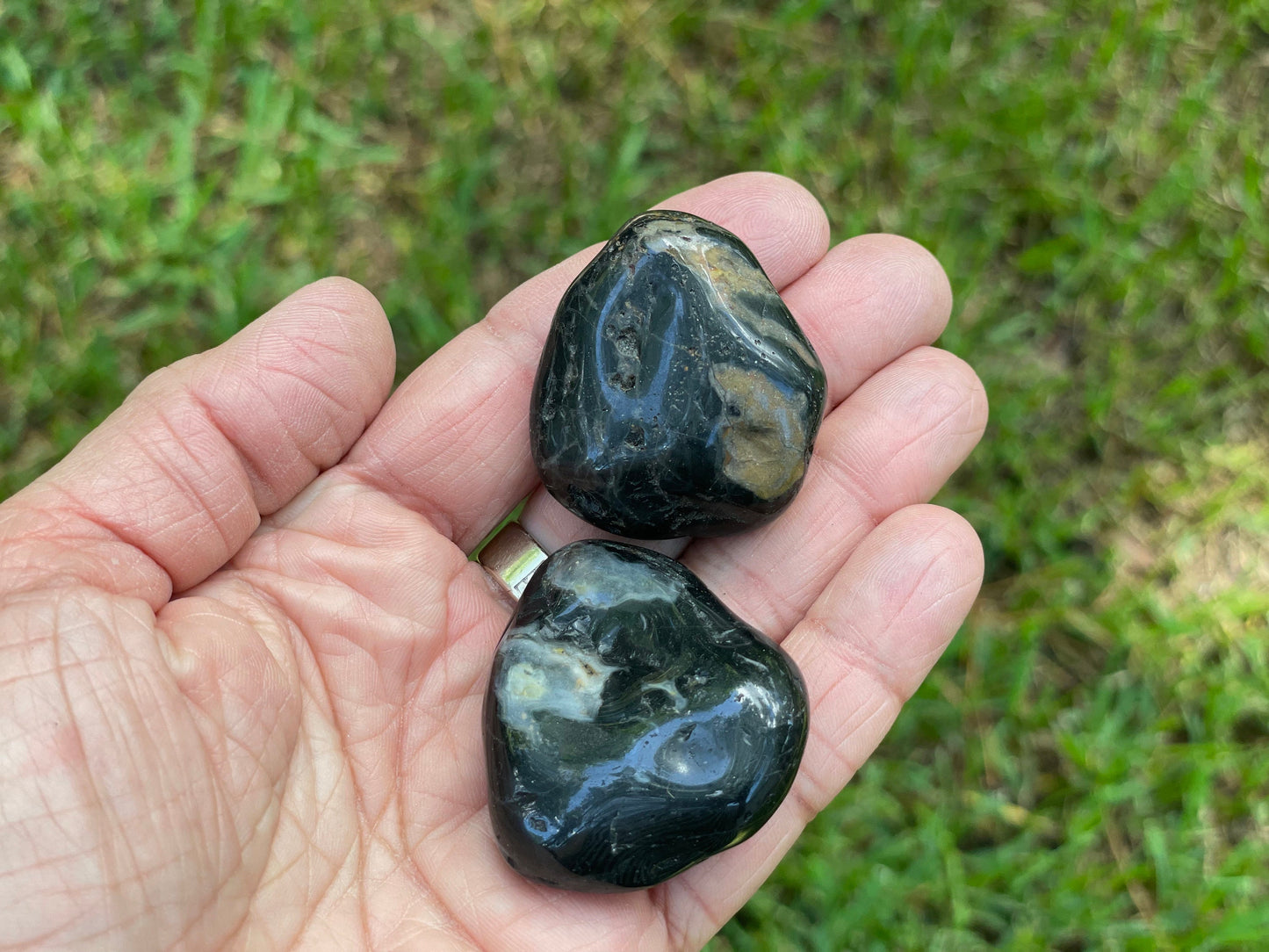 Black Onyx, Tumbled or Rough | Grounding and Protection Against Dark Magic