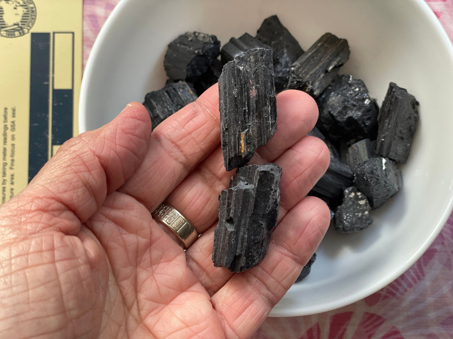 Black tourmaline, tumbled or Rough | Crystal for Protection and Grounding | Crystal for Negative Thinking