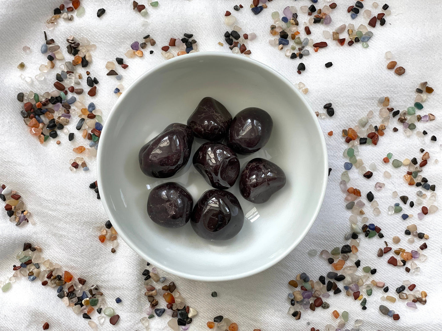 Garnet, Tumbled or Rough Crystal | Crystal for Courage, Passion and Motivation