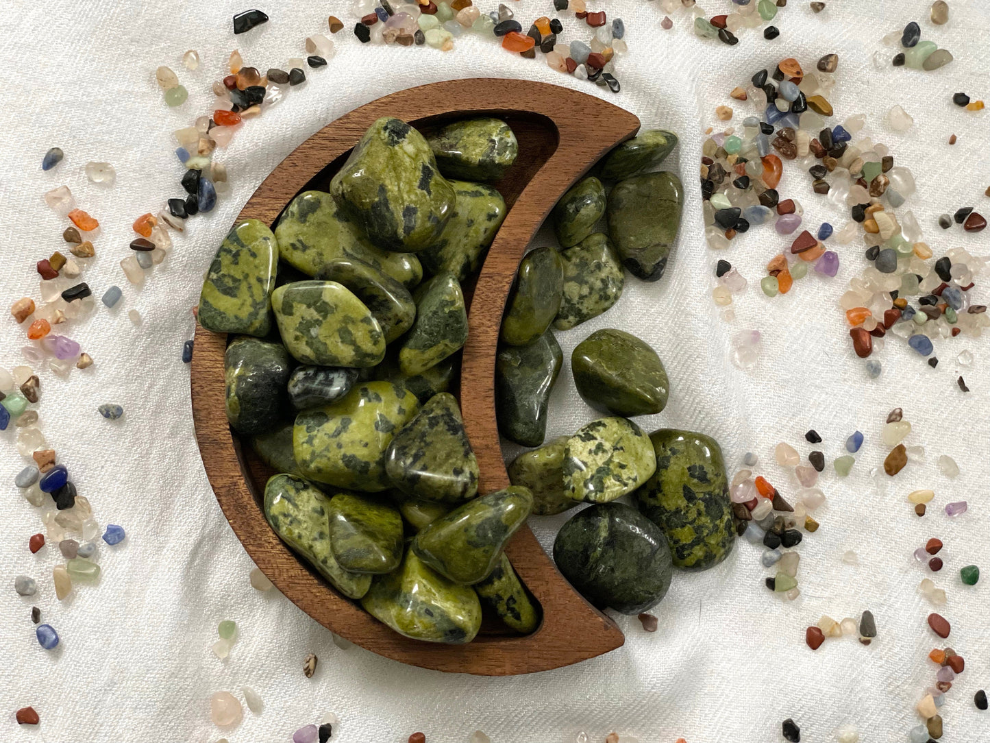 Jade Nephrite Tumbled