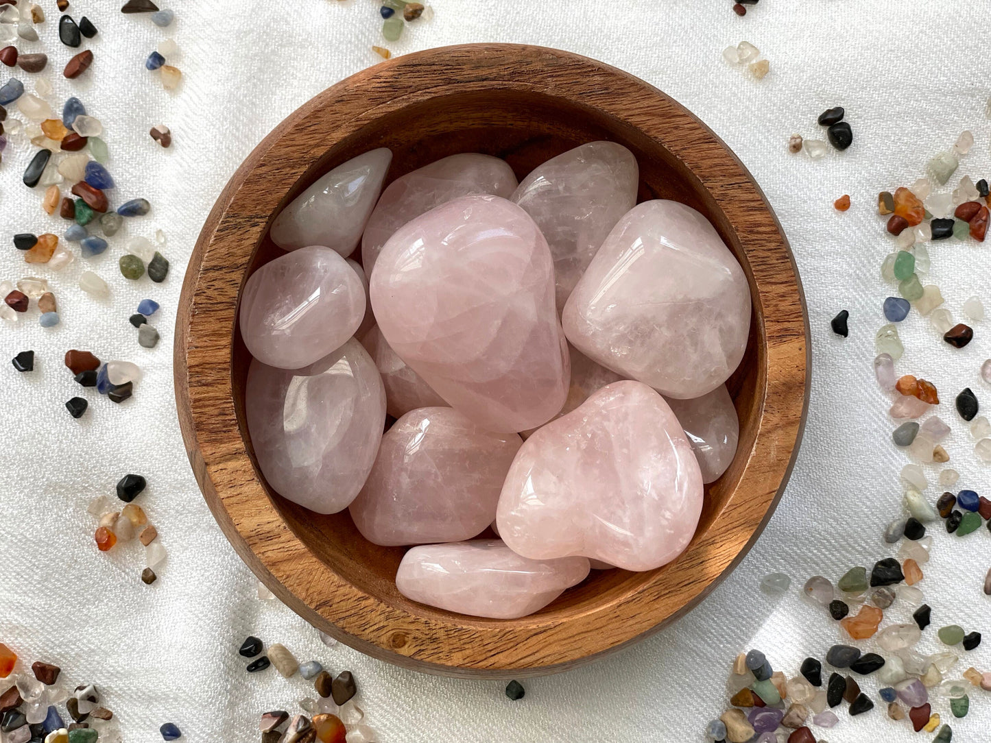 Rose Quartz, Tumbled or Rough | Crystal for Unconditional Love | Crystal for Friendship