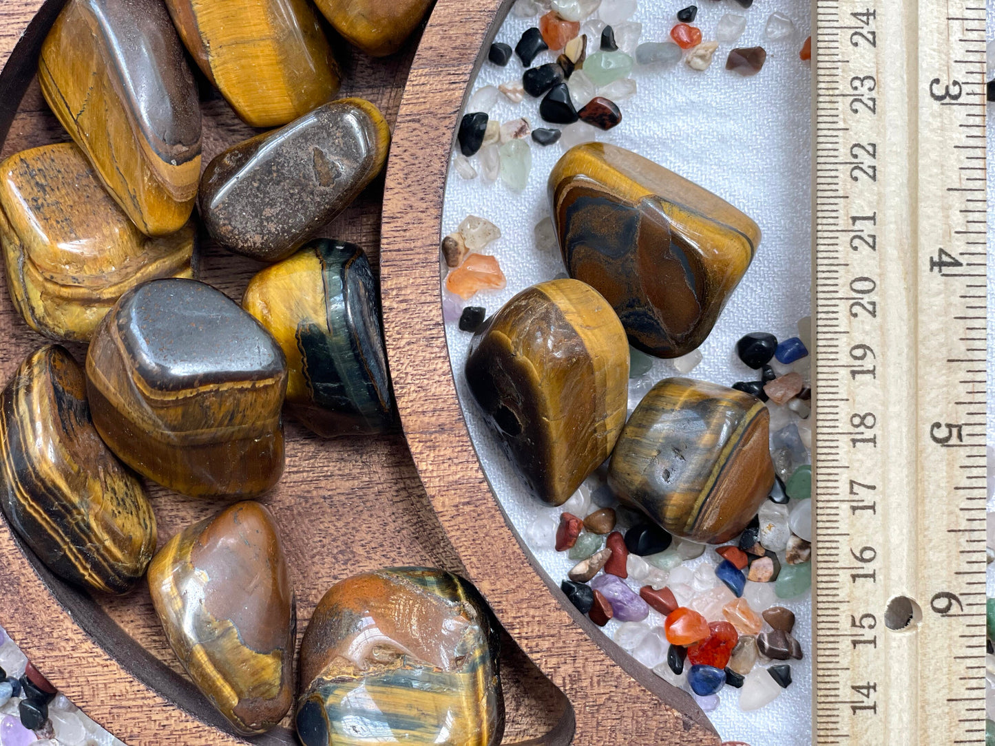 Gold Tiger's Eye , Tumbled or Rough Crystal | Crystal for Protection and Personal Empowerment