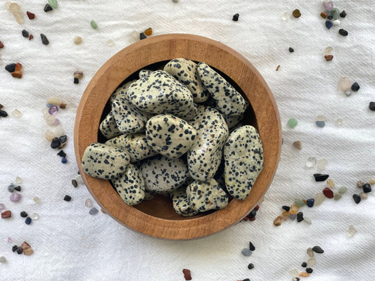 Dalmatian Jasper. Tumbled