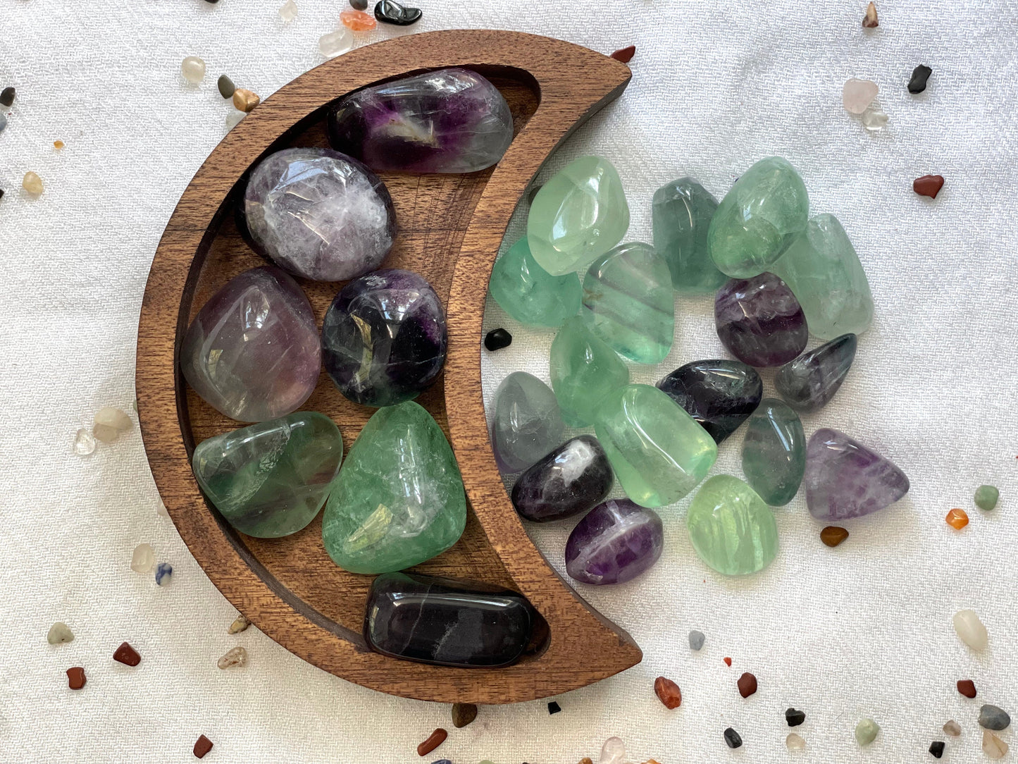 Fluorite Tumbled or Rough Crystal | Crystal for Focus and Mental Clarity