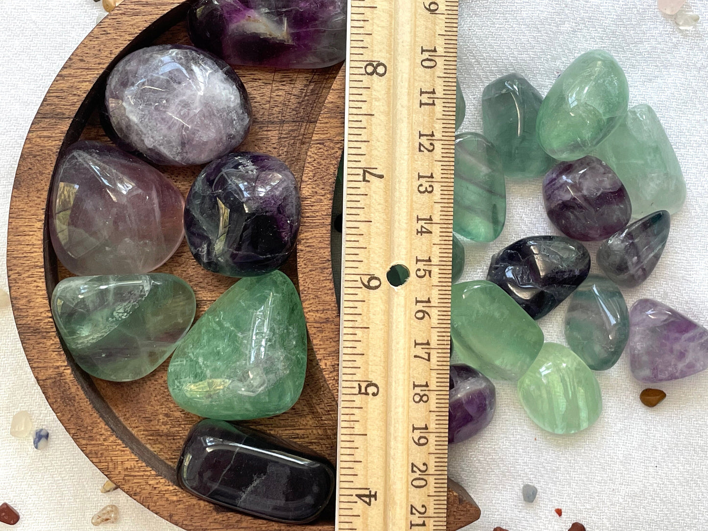 Fluorite Tumbled or Rough Crystal | Crystal for Focus and Mental Clarity