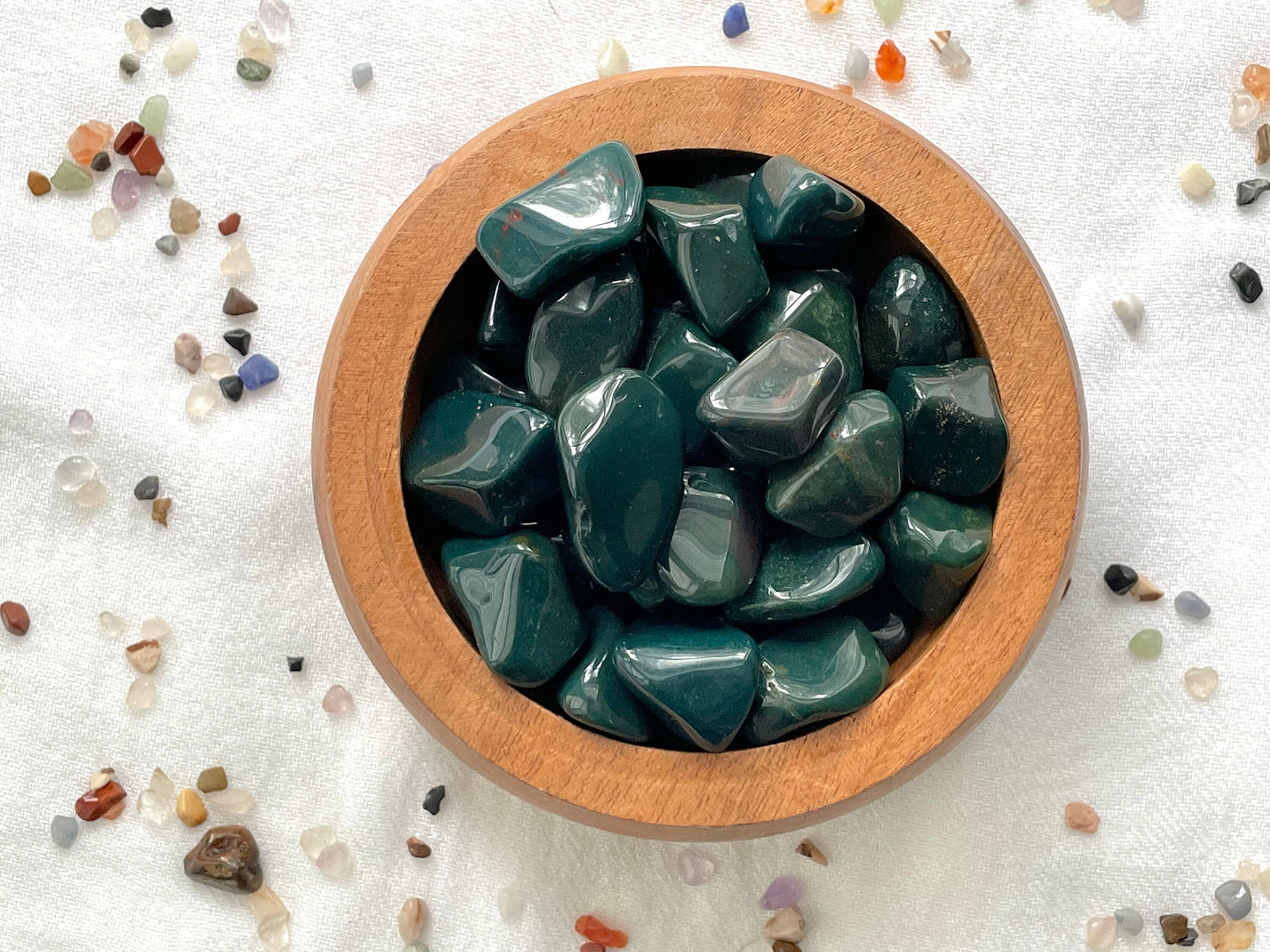 Bloodstone Jasper, Tumbled or Rough Crystal | Crystal for Motivation and Creativity