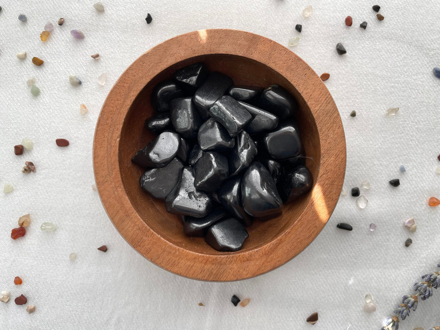 Shungite, Tumbled or Rough Crystal. Crystal for Purification and Protection.