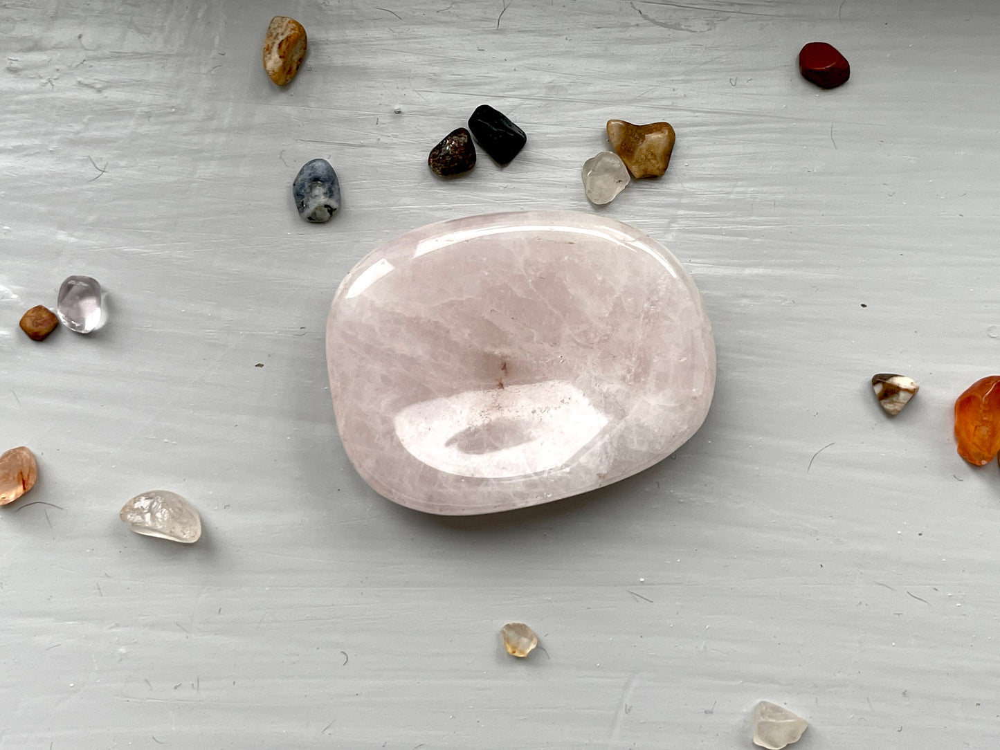 Worry Stone. Rose Quartz