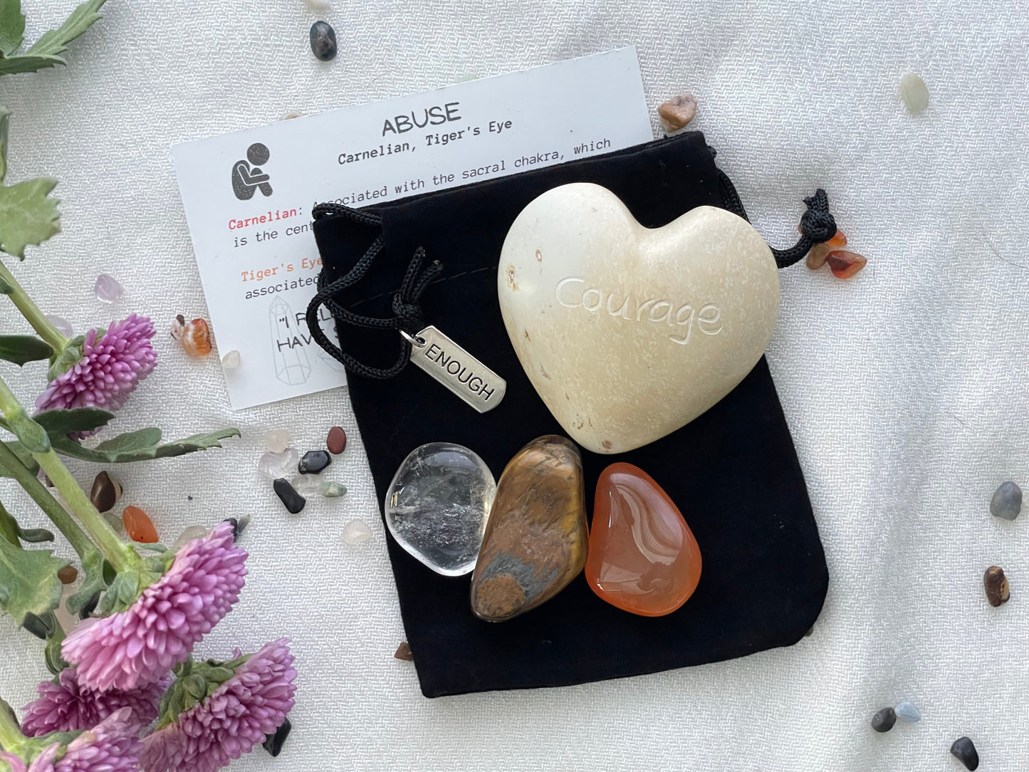 In Case of Abuse. Crystal Set and Palm Stone