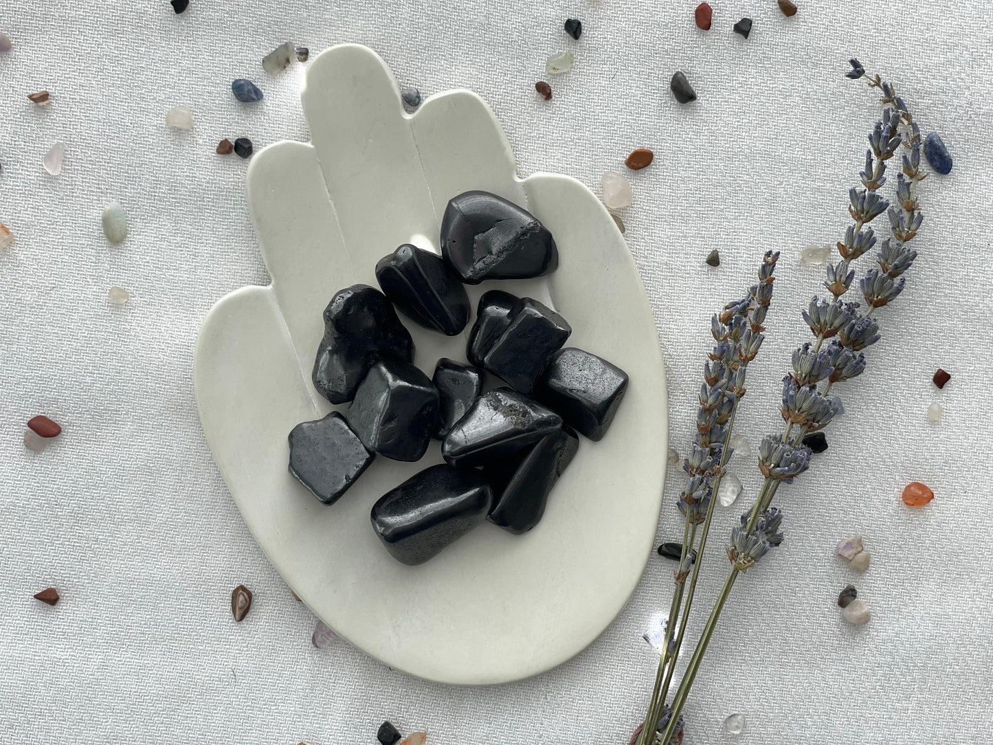 Shungite, Tumbled or Rough Crystal. Crystal for Purification and Protection.