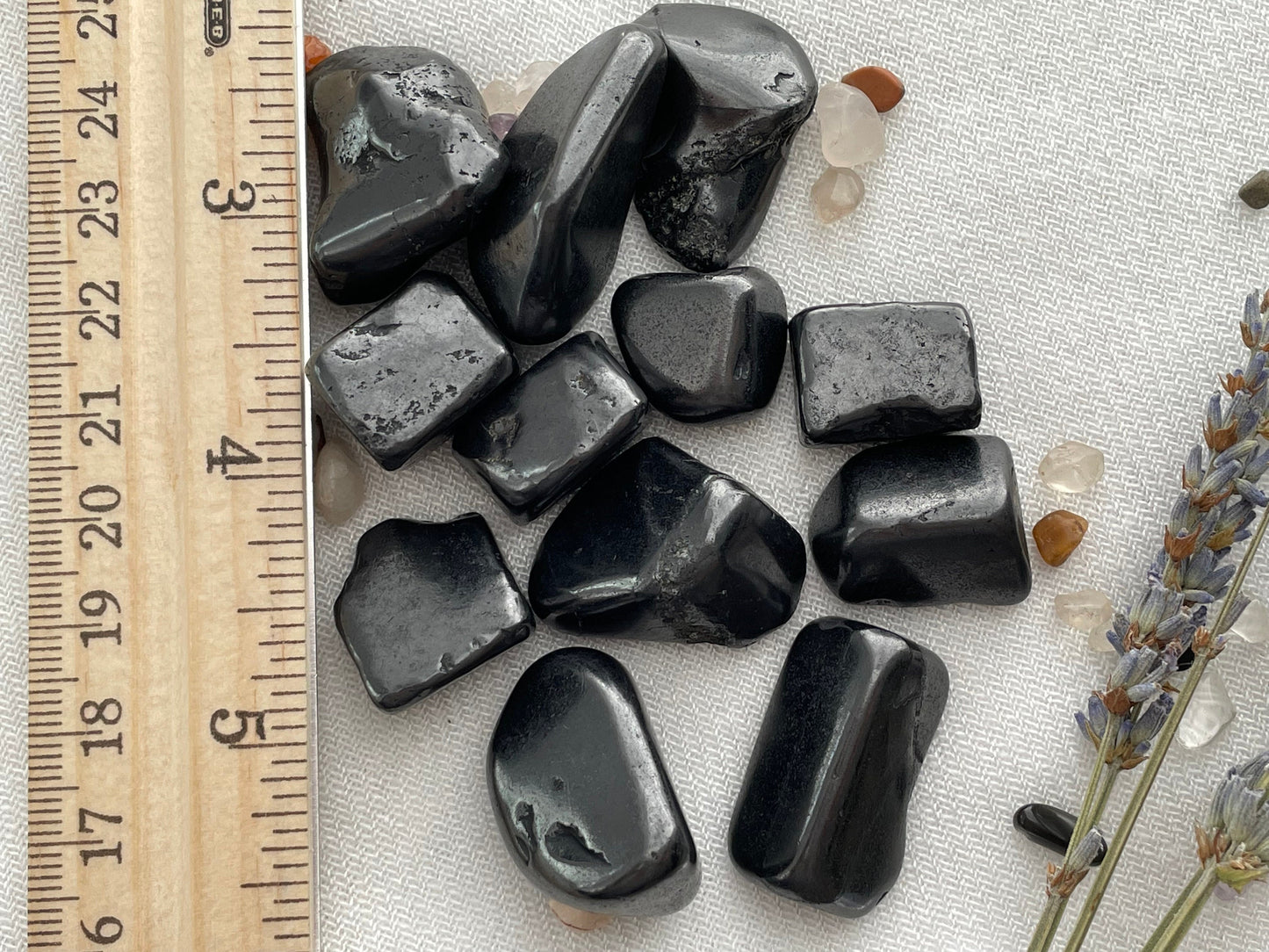 Shungite, Tumbled or Rough Crystal. Crystal for Purification and Protection.